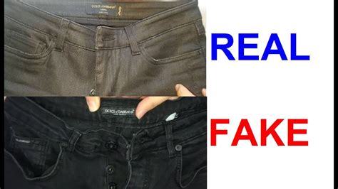 dolce gabbana fake vs real pants|dolce and gabbana jeans vintage.